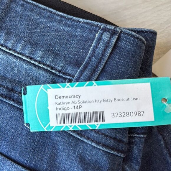 Democracy Kathryn Ab Solution Itty Bitty Bootcut Jean Indigo Stitch Fix Nwt - Picture 9 of 9